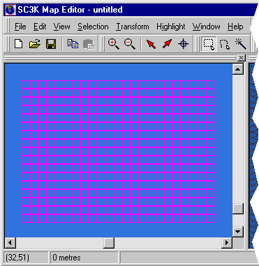 Image of editor with rectangular selection